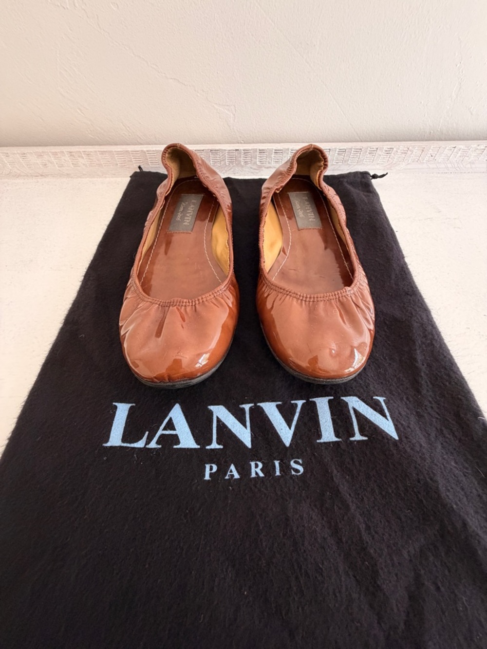 Authentic Lanvin Patent Leather Ballet flats